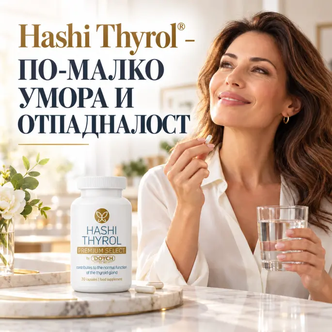 ПО-МАЛКО УМОРА С Hashi Thyrol®