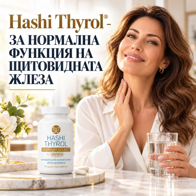 НОРМАЛНА ФУНКЦИЯ НА ЩИТОВИДНАТА ЖЛЕЗА С Hashi Thyrol®